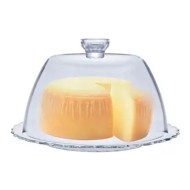 Queijeira 23,5cm Com Tampa De Vidro Home Special